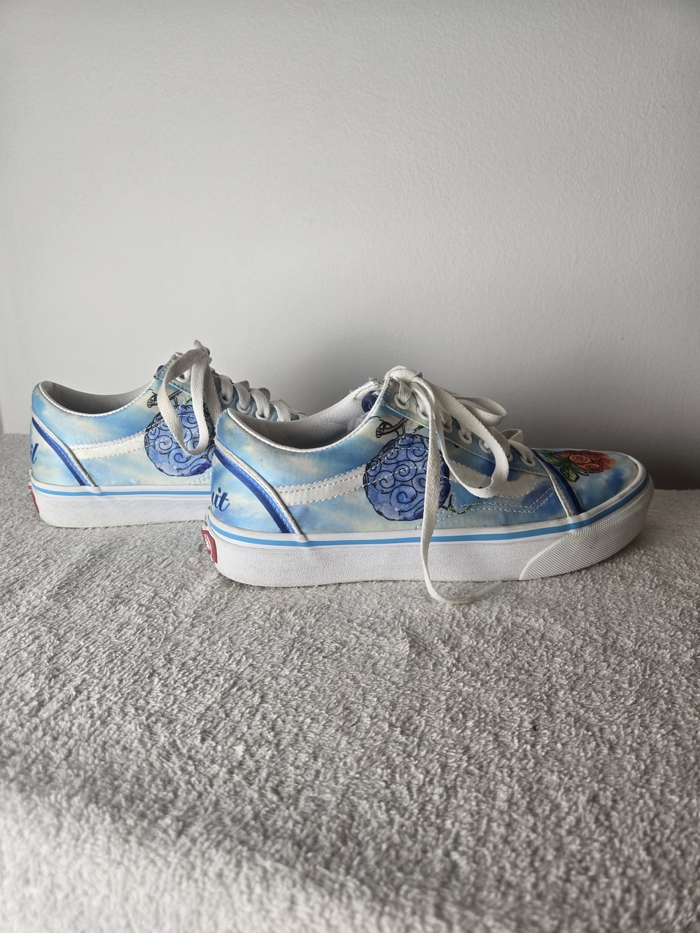 Vans x One Piece "Devil Fruit" Old Skool Custom Sneakers - Picture 7 of 11